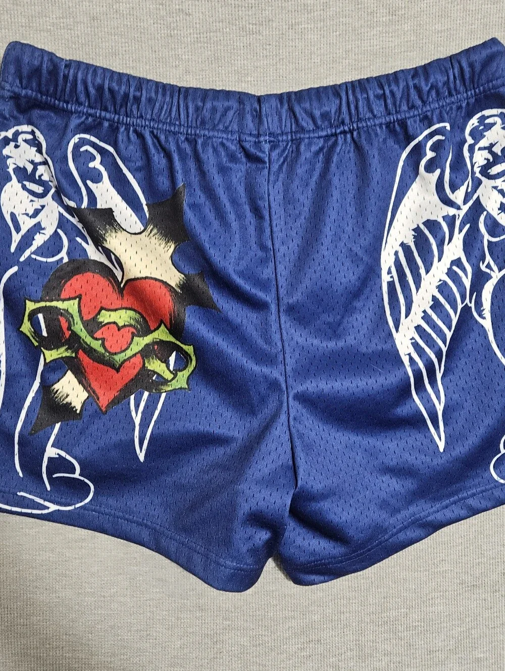 Ed Hardy blue shorts Size L Cross Snake Men's Mesh Short